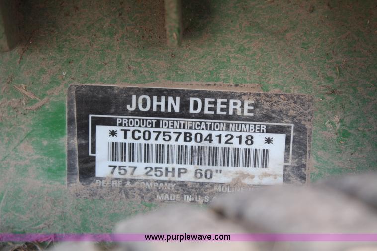 image for item A2361 John Deere 757 Ztrak mower