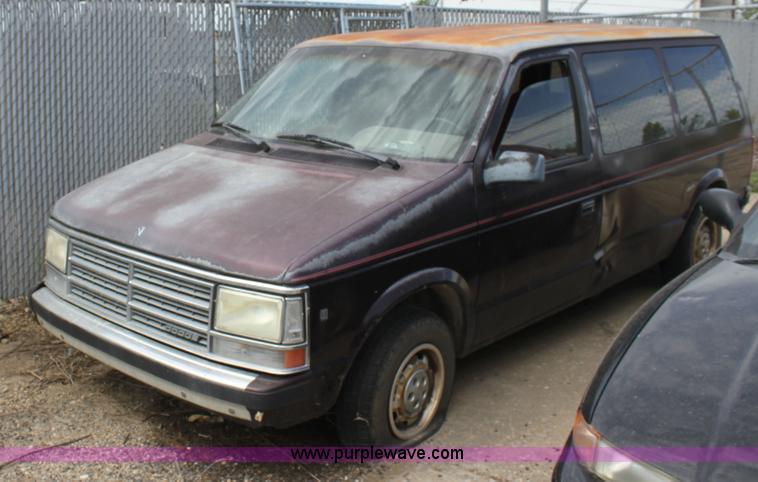 image for item A2743 1990 Dodge Grand Caravan SE mini van