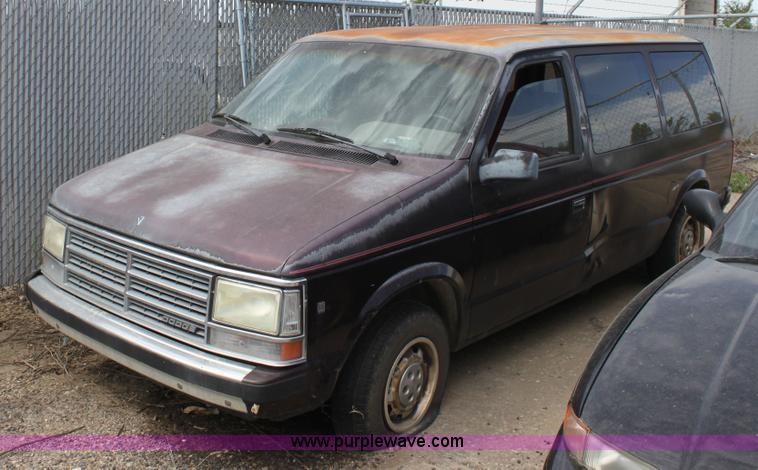 image for item A2743 1990 Dodge Grand Caravan SE mini van