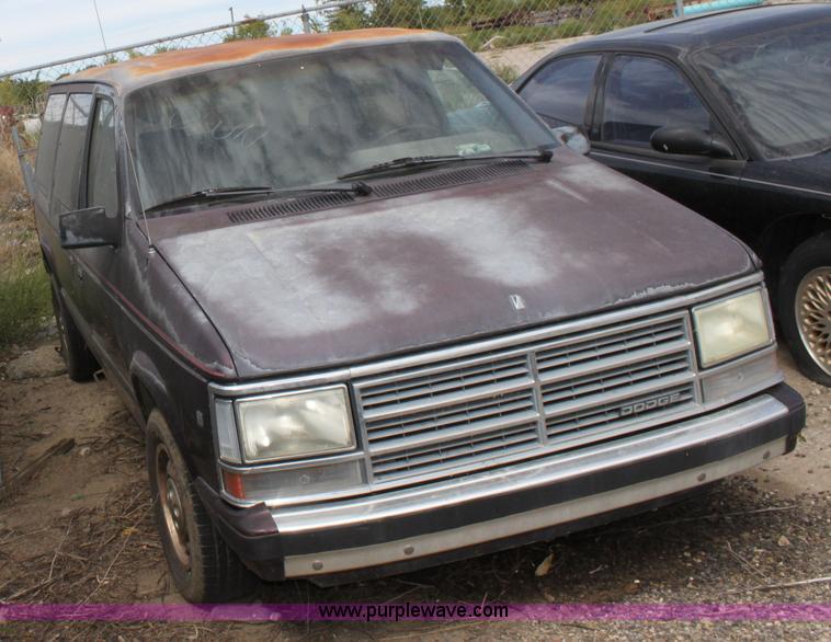 image for item A2743 1990 Dodge Grand Caravan SE mini van
