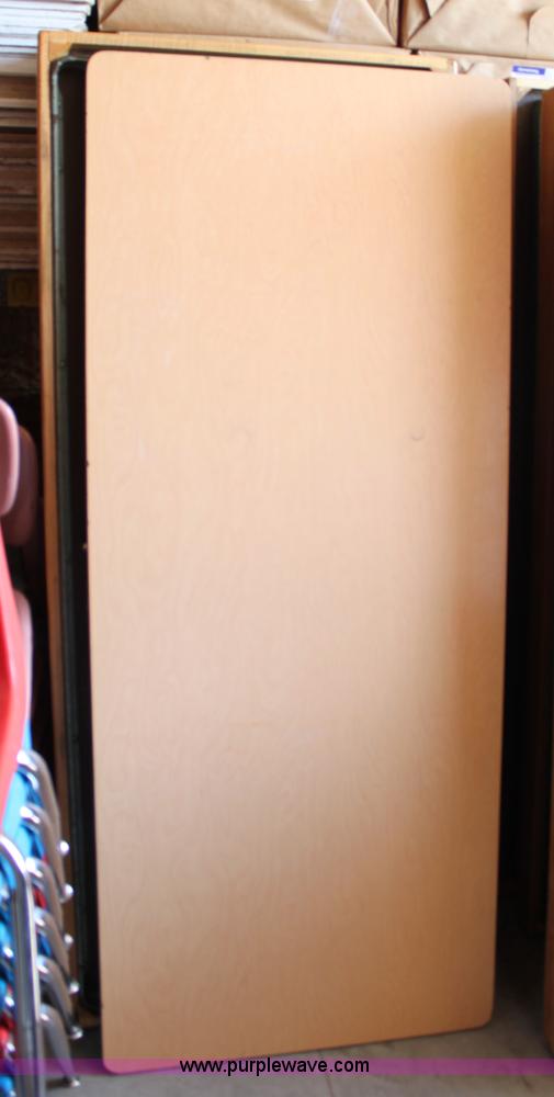 image for item A2796 (3) laminate top folding tables