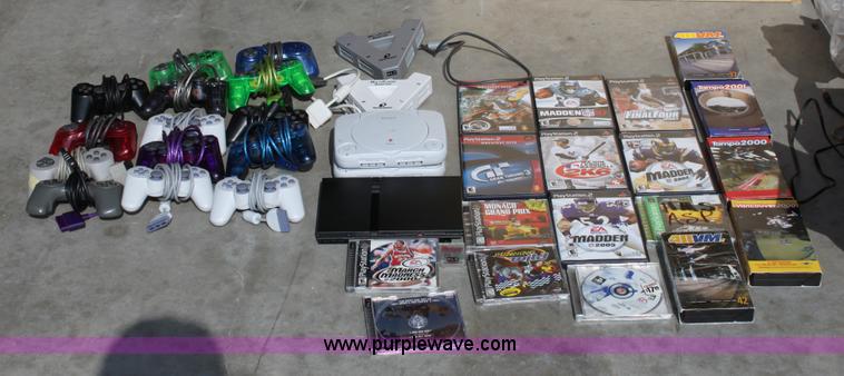 image for item A2797 Assorted Sony Playstation game consoles and more