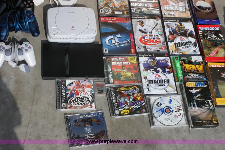 image for item A2797 Assorted Sony Playstation game consoles and more