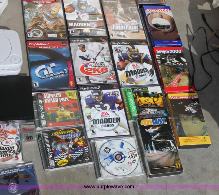 image for item A2797 Assorted Sony Playstation game consoles and more