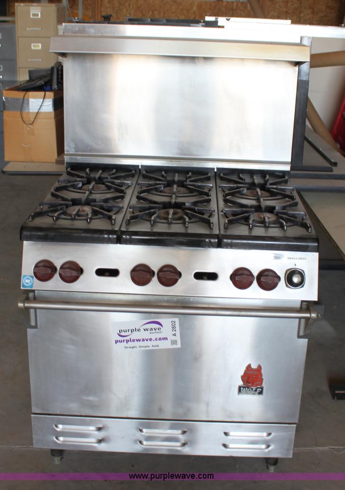 image for item A2802 Wolf stainless steel commercial oven