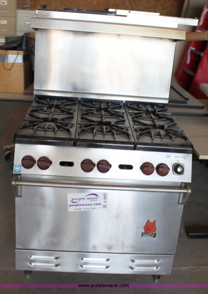 image for item A2802 Wolf stainless steel commercial oven