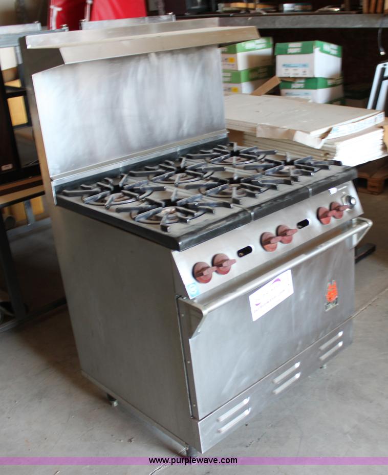 image for item A2802 Wolf stainless steel commercial oven