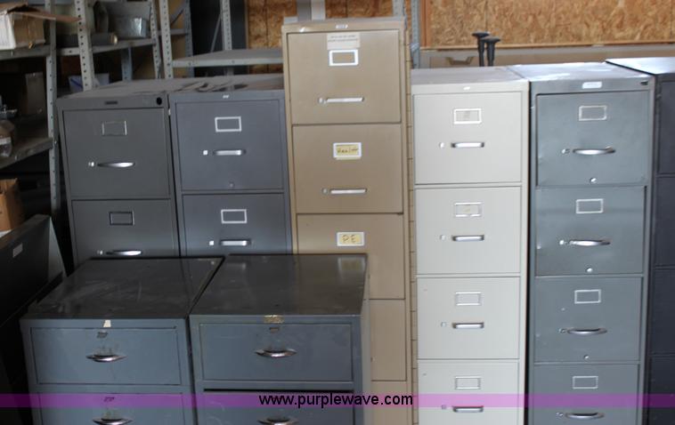 image for item A2806 (9) file cabinets