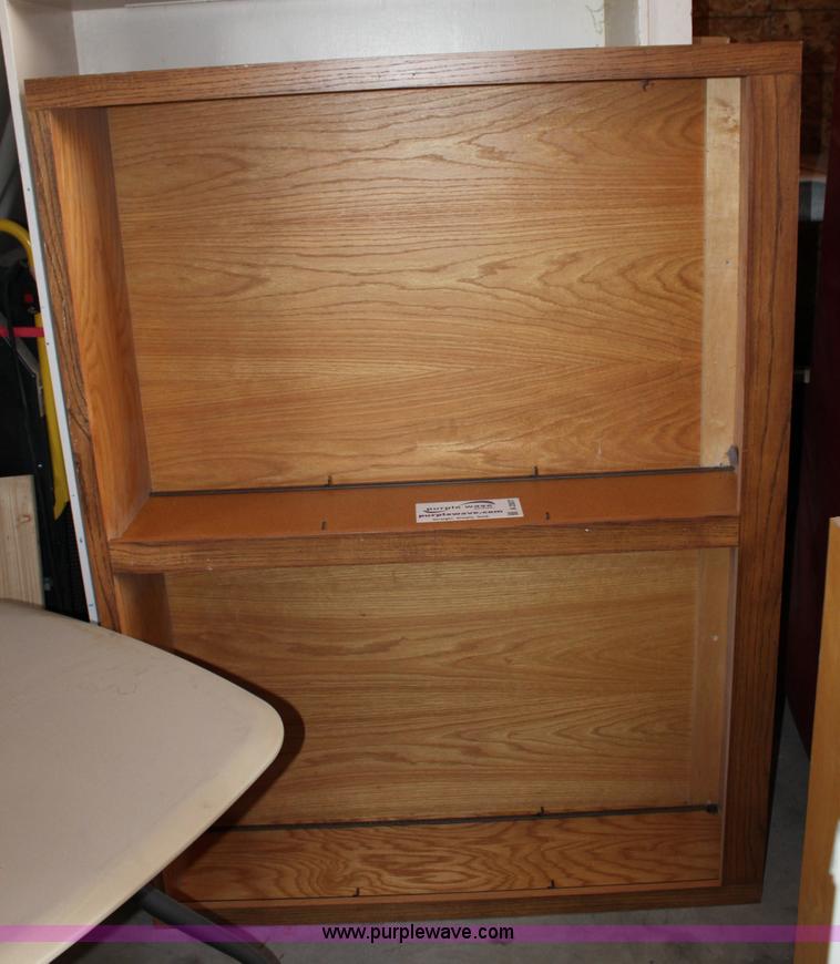 image for item A2807 (2) wood shelving units