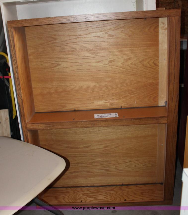 image for item A2807 (2) wood shelving units