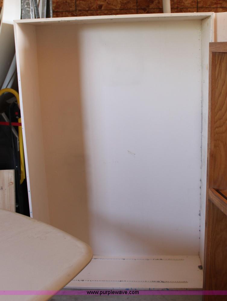 image for item A2807 (2) wood shelving units