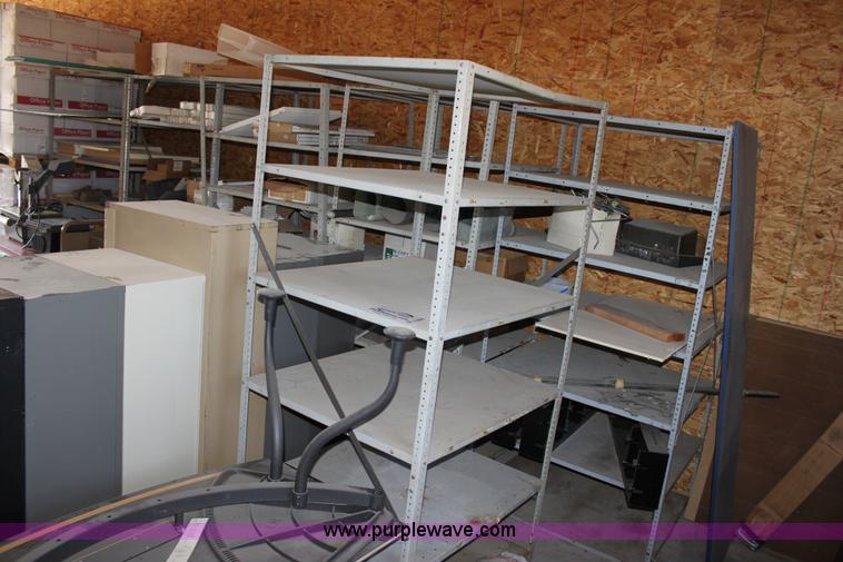 image for item A2809 Metal shelving unit