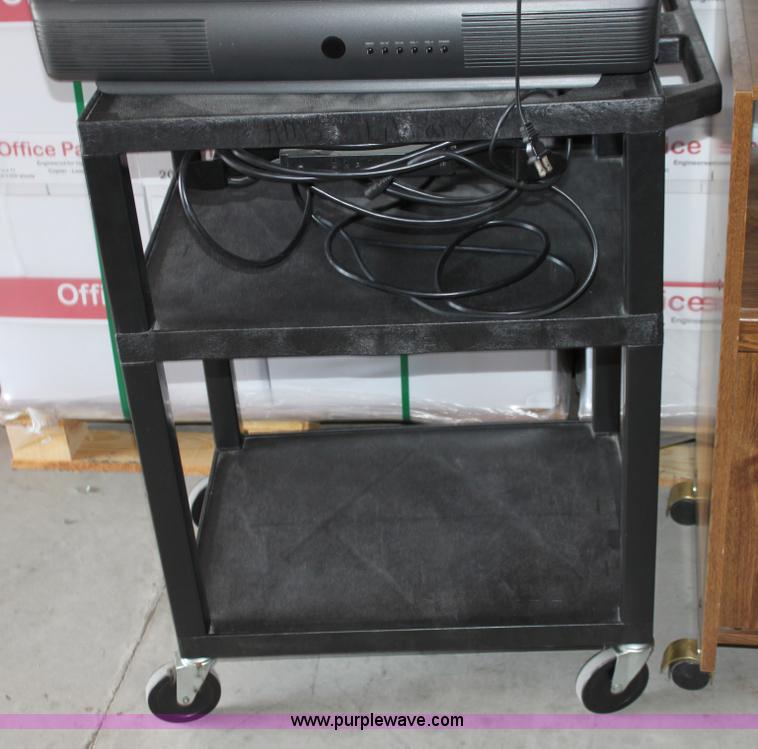 image for item A2811 (7) assorted rolling carts and cabinets