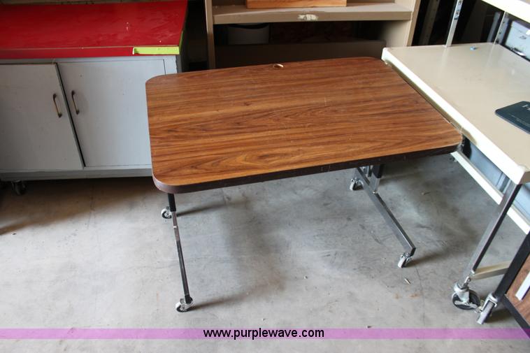 image for item A2811 (7) assorted rolling carts and cabinets