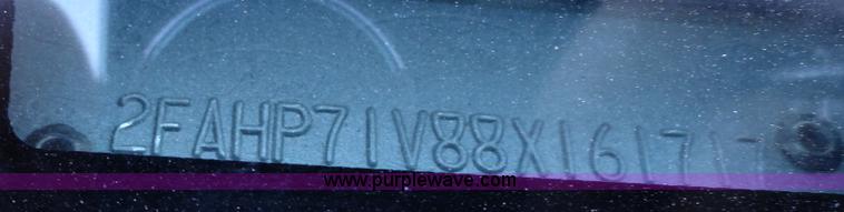 image for item A3165 2008 Ford Crown Victoria Police Interceptor