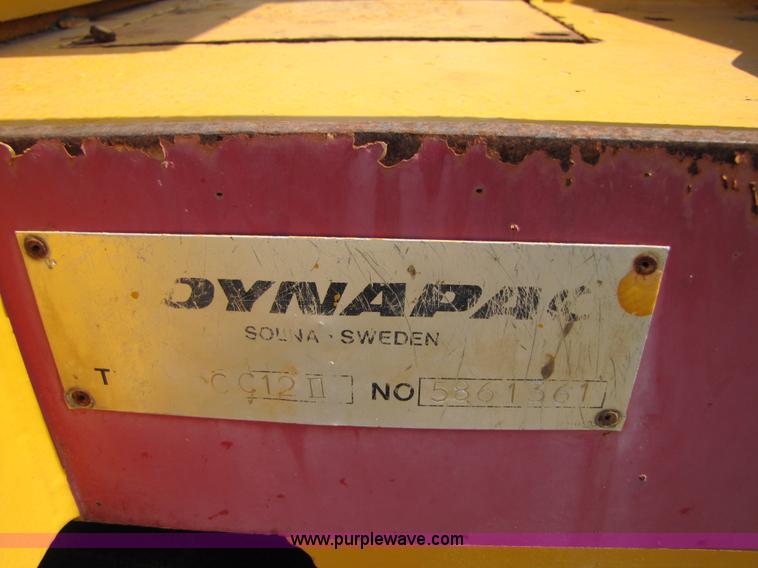 image for item A4637 1988 Dynapac CC12 II smooth drum roller