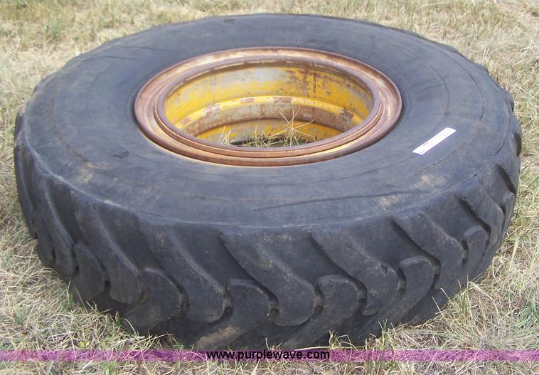 image for item E9278 14.00R24 tire and wheel
