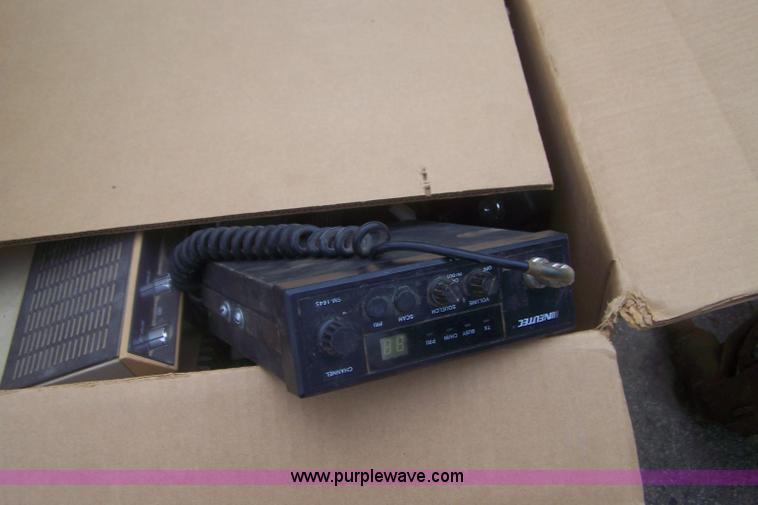 image for item E9285 Assorted Lo-band 2-way radios and radio antennas
