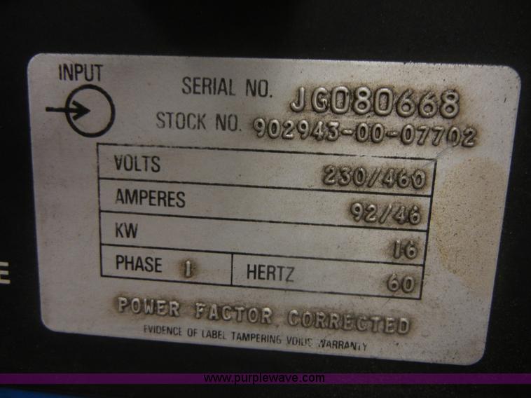 image for item F9304 1986 Miller 330STS Aircrafter welder