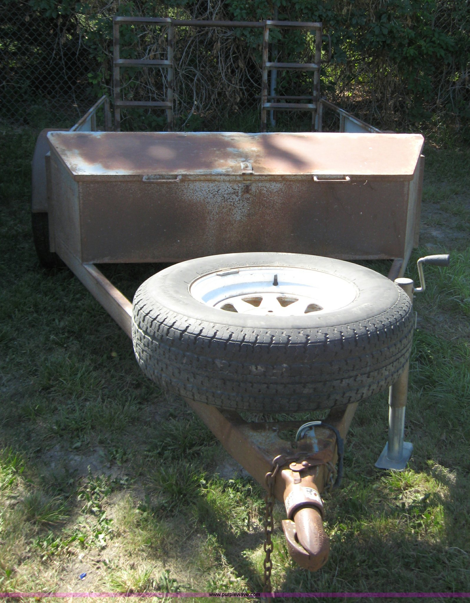 1997 shop built ATV trailer in Hays, KS Item A1311 sold Purple Wave