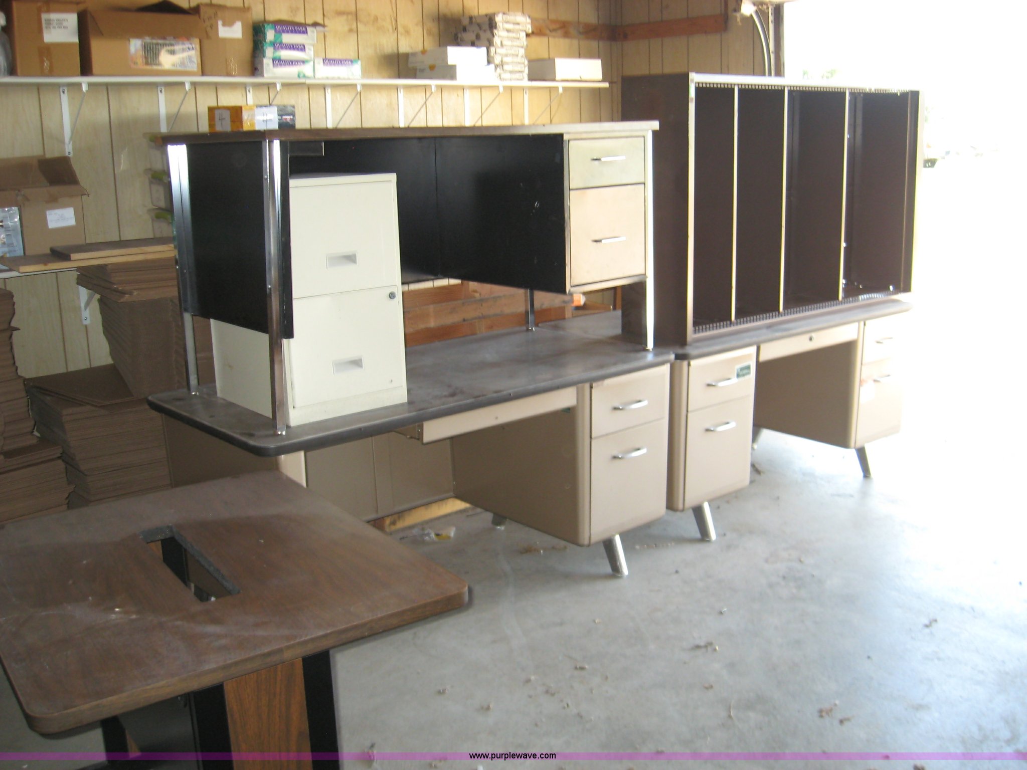 Assorted office furniture in Hays, KS Item A1316 sold Purple Wave