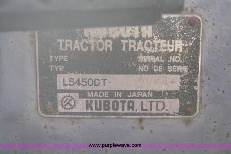 image for item A2336 Kubota L5450 MFWD utility tractor with loader