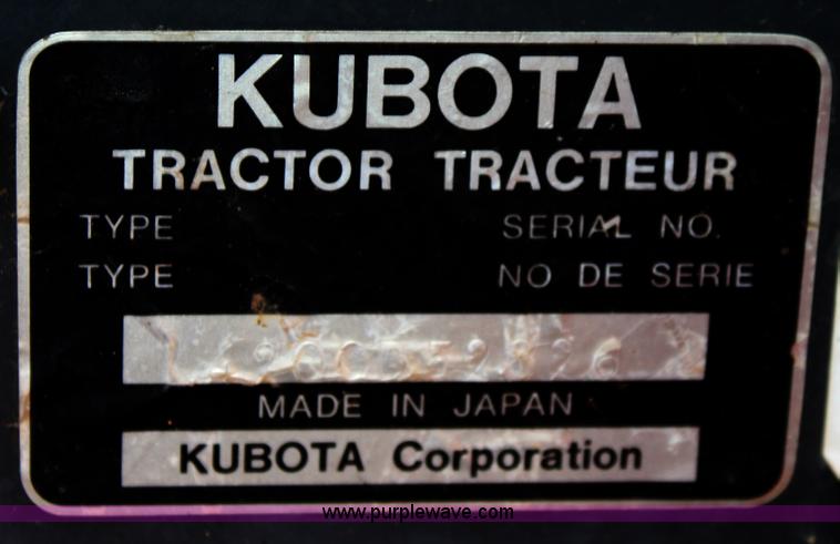 image for item A2851 1995 Kubota L4200GST MFWD tractor