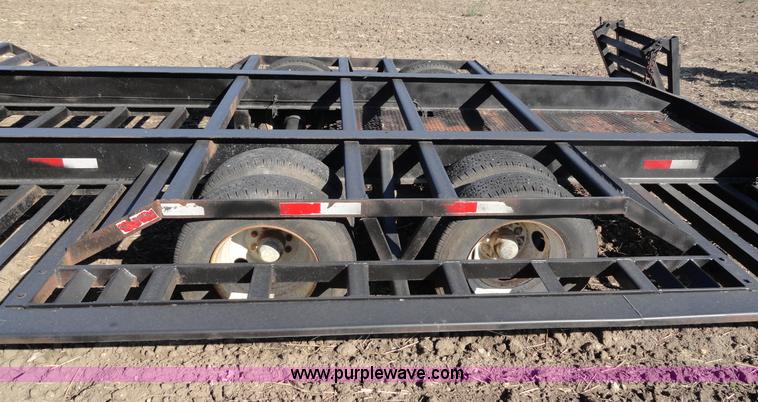 image for item A3108 1975 Jantz 17.5' equipment trailer