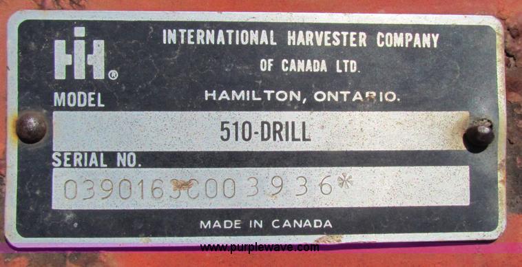 image for item D9041 International 510 12' drill