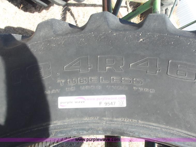 image for item F9547 (3) Goodyear 18.4R46 rear tractor tires