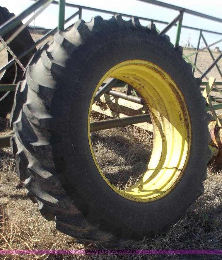 image for item F9549 Goodyear 18.4-38 tire on rim