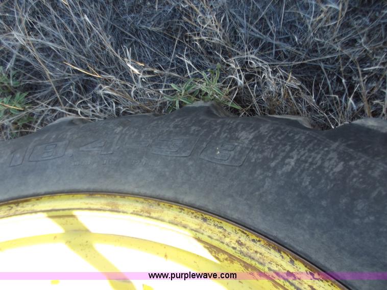 image for item F9549 Goodyear 18.4-38 tire on rim
