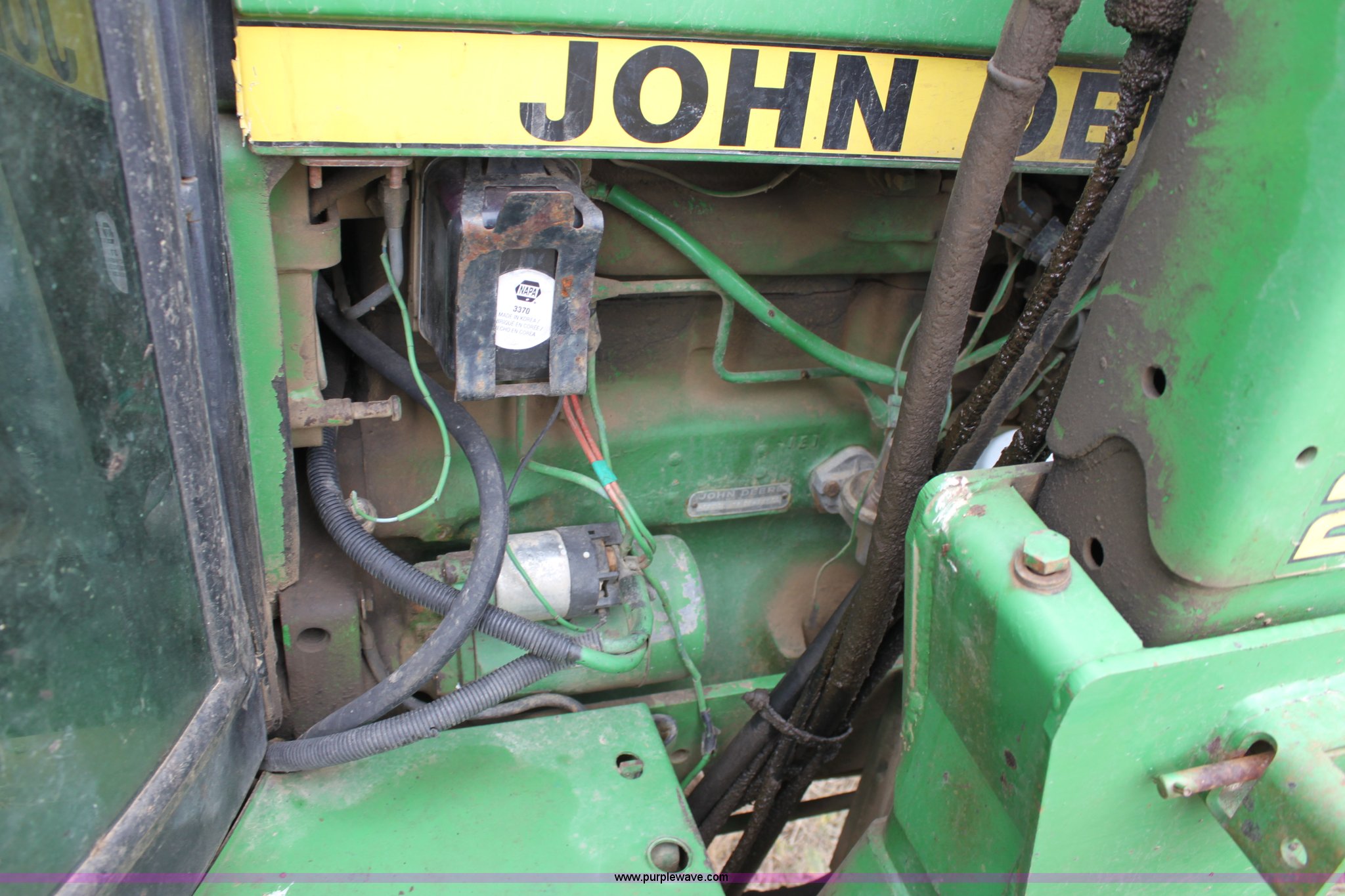 1984 John Deere 2550 tractor in Gridley, KS Item A2843 sold Purple Wave