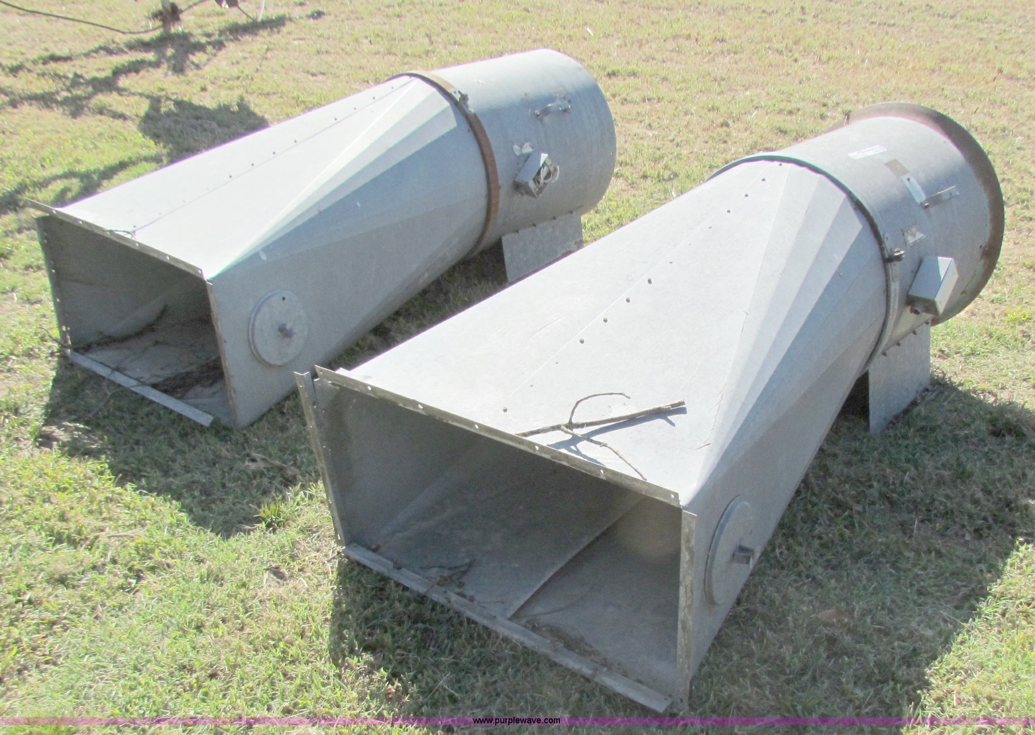 (2) grain bin fans in Fall River, KS Item D9039 sold Purple Wave