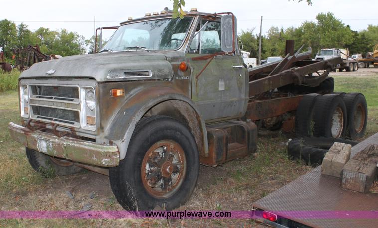 image for item A2847 1969 Chevrolet C60 truck cab and chassis
