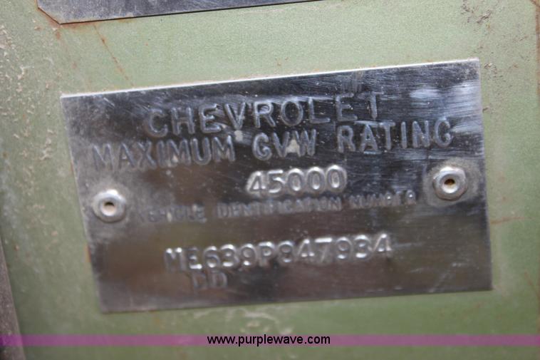 image for item A2847 1969 Chevrolet C60 truck cab and chassis