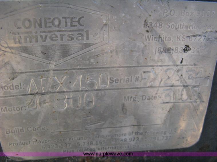 image for item A4354 Coneqtec APX450 universal asphalt planer skid steer attachment