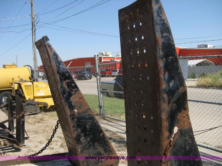 image for item A4355 1995 Belshe tandem axle flatbed trailer