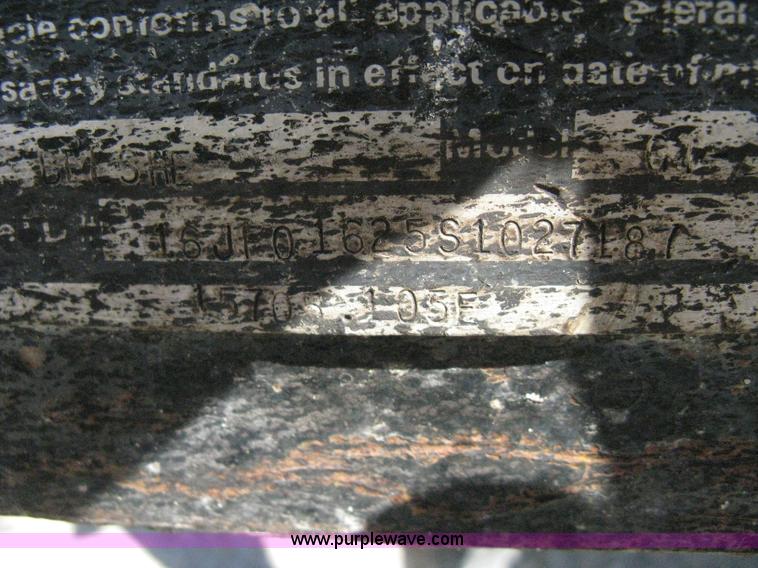 image for item A4355 1995 Belshe tandem axle flatbed trailer