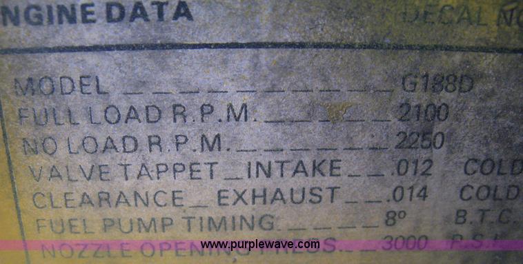 image for item A4371 1985 Case 586D rough terrain forklift