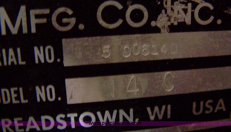 image for item A4502 Lowe 14C skid steer trencher