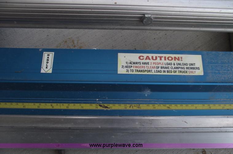 Tapco Pro III porta bender aluminum brake in Liberty, MO Item B9150 sold Purple Wave