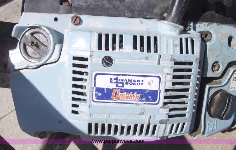 image for item B9163 2000 Diamant Boart Super 100 Quickie concrete/cutoff saw