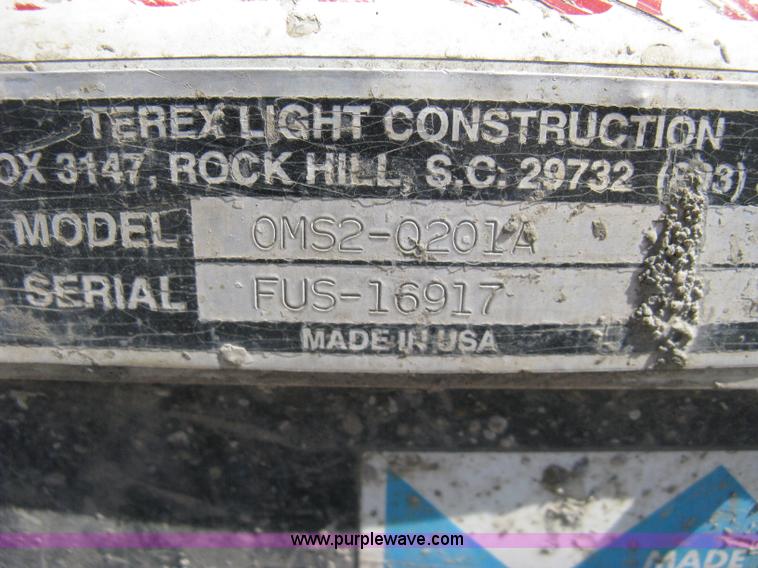 image for item B9560 (2) Terex/Morrison super screeds