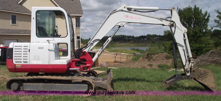 image for item C5551 2001 Takeuchi TB145 compact excavator