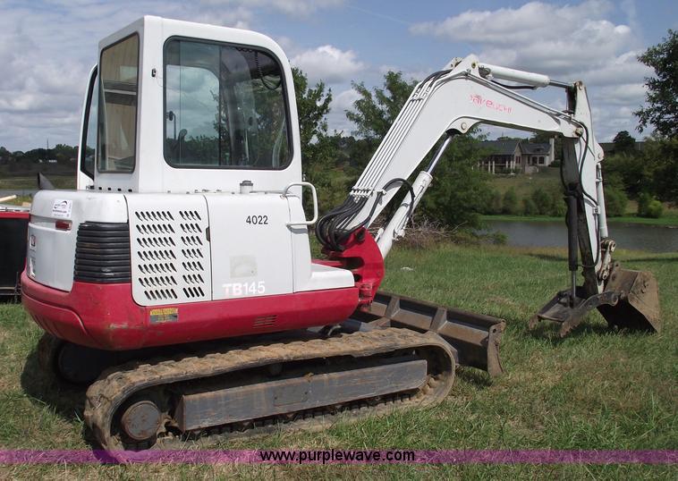 image for item C5551 2001 Takeuchi TB145 compact excavator