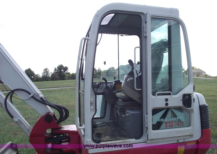 image for item C5551 2001 Takeuchi TB145 compact excavator