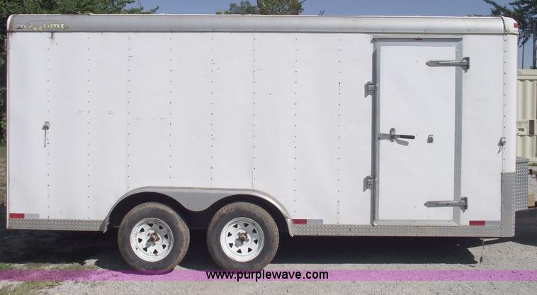 image for item C5559 2000 Doo Little 16' enclosed trailer