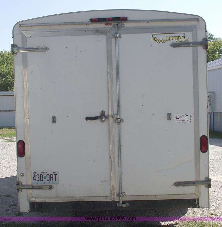 image for item C5559 2000 Doo Little 16' enclosed trailer