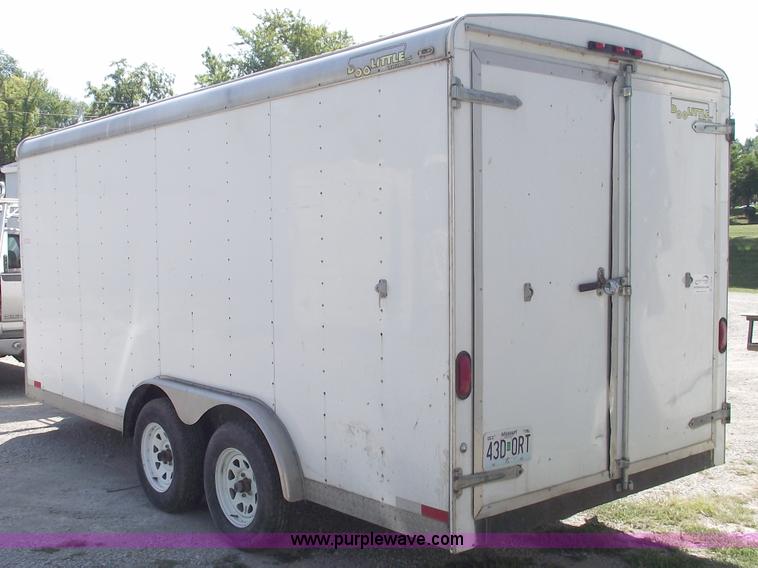 image for item C5559 2000 Doo Little 16' enclosed trailer
